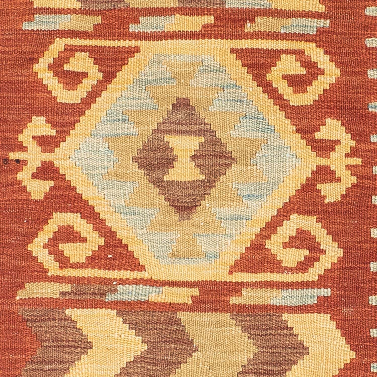 Tapis de couloir Tapis Kelim - Oriental - 195 x 75 cm - orange
