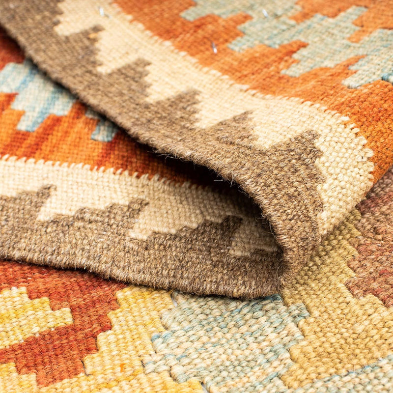 Tapis de couloir Tapis Kelim - Oriental - 195 x 75 cm - orange