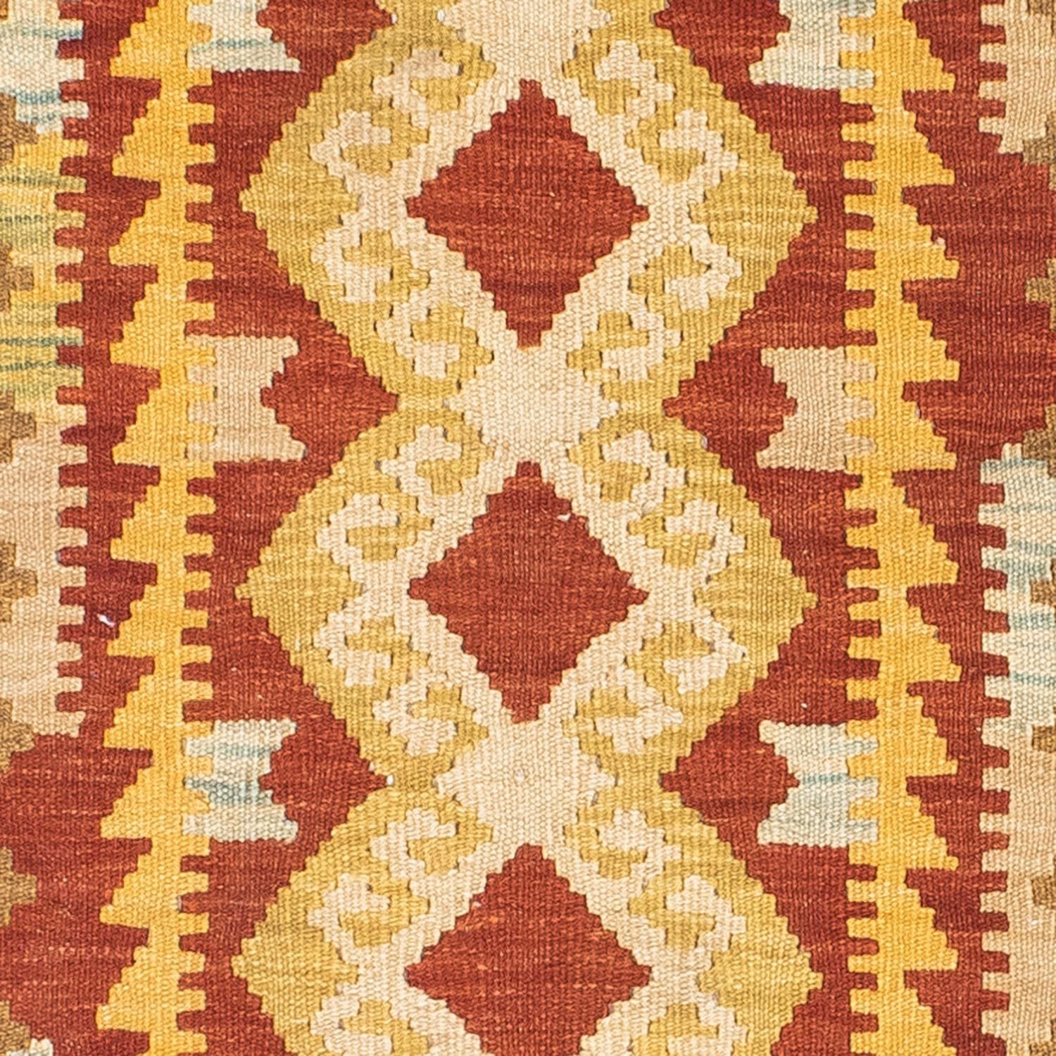 Tapis de couloir Tapis Kelim - Oriental - 202 x 70 cm - beige
