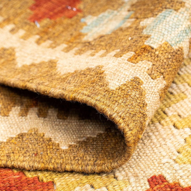 Tapis de couloir Tapis Kelim - Oriental - 202 x 70 cm - beige