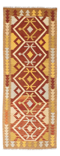 Tapis de couloir Tapis Kelim - Oriental - 206 x 73 cm - rouille