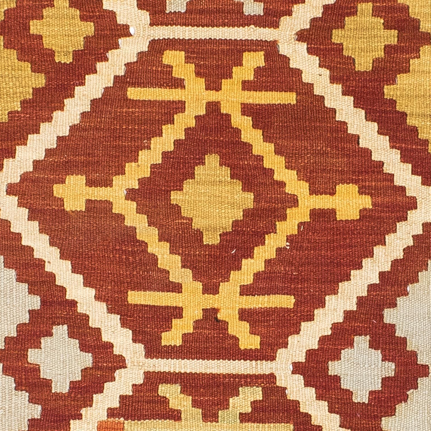 Tapis de couloir Tapis Kelim - Oriental - 206 x 73 cm - rouille