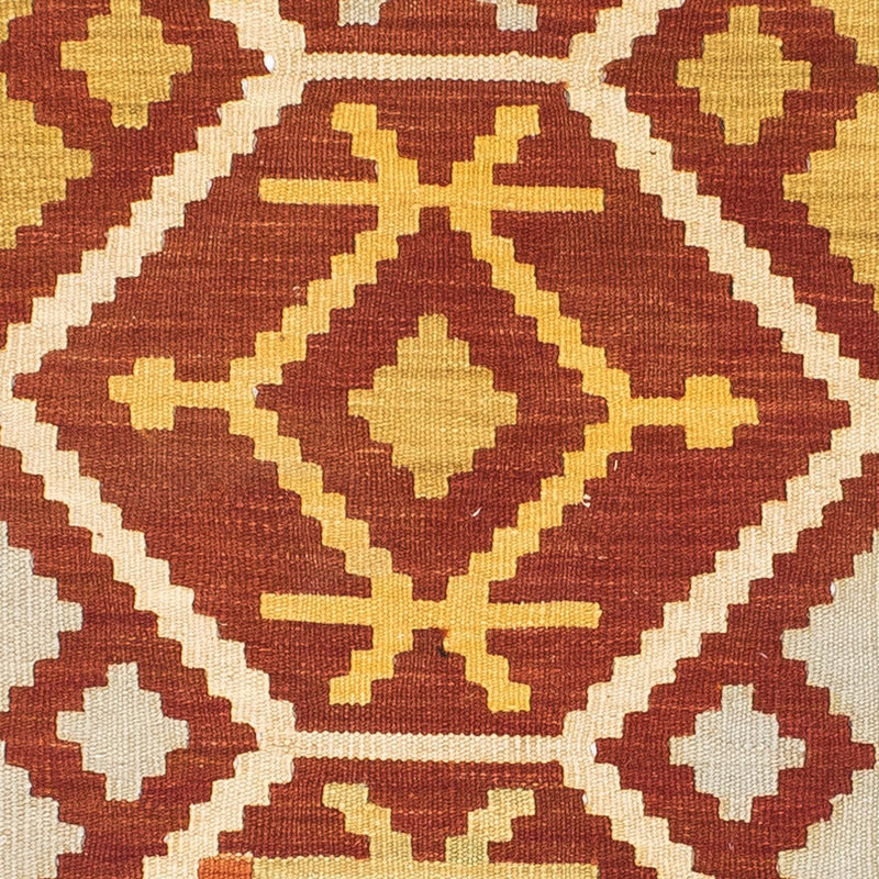 Tapis de couloir Tapis Kelim - Oriental - 206 x 73 cm - rouille