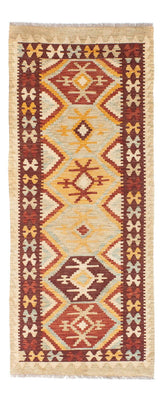 Tapis de couloir Tapis Kelim - Oriental - 198 x 75 cm - beige