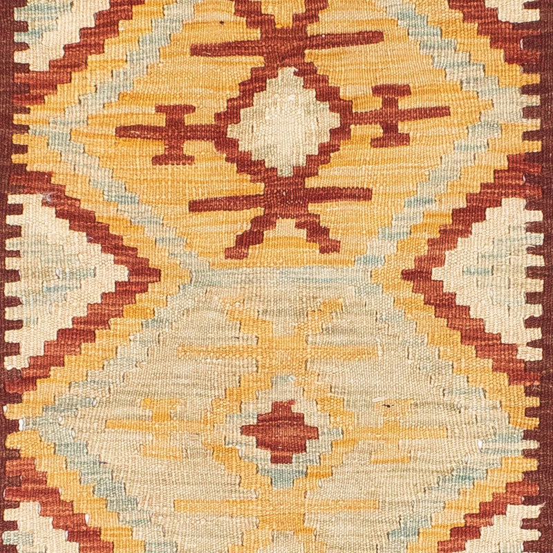 Tapis de couloir Tapis Kelim - Oriental - 198 x 75 cm - beige
