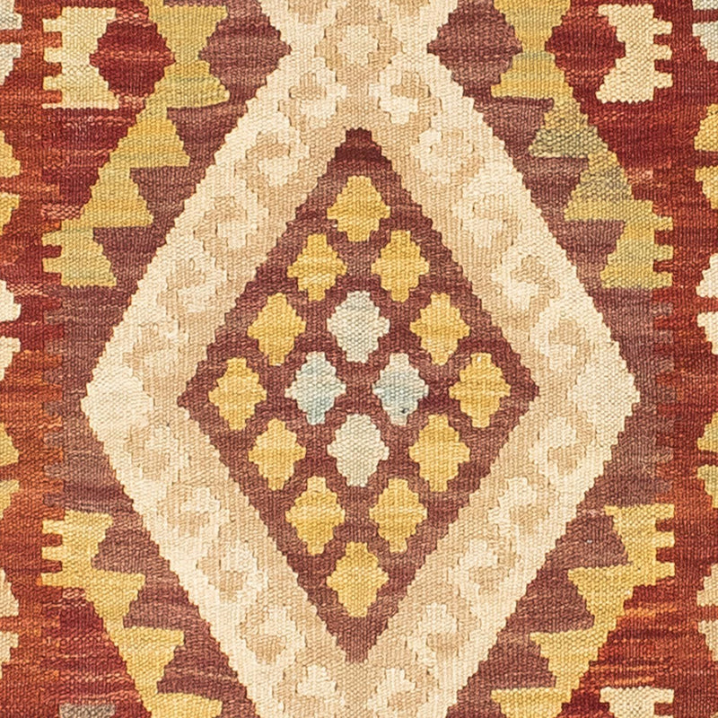 Tapis de couloir Tapis Kelim - Oriental - 210 x 68 cm - beige