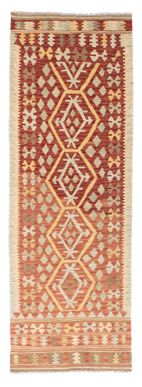 Tapis de couloir Tapis Kelim - Oriental - 202 x 74 cm - rouge