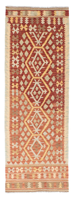Tapis de couloir Tapis Kelim - Oriental - 202 x 74 cm - rouge