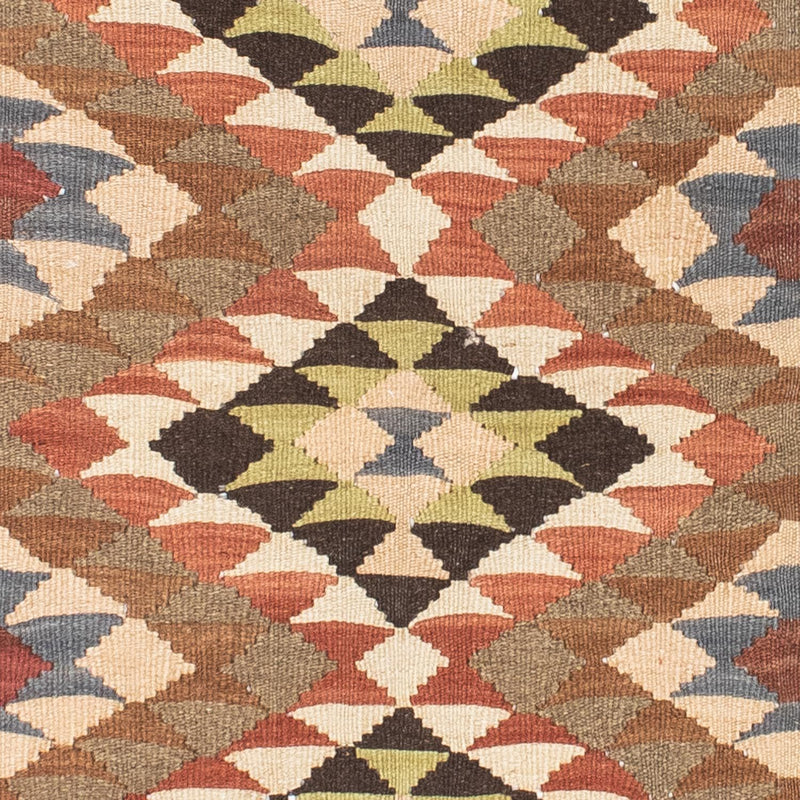 Tapis de couloir Tapis Kelim - Oriental - 207 x 85 cm - marron clair