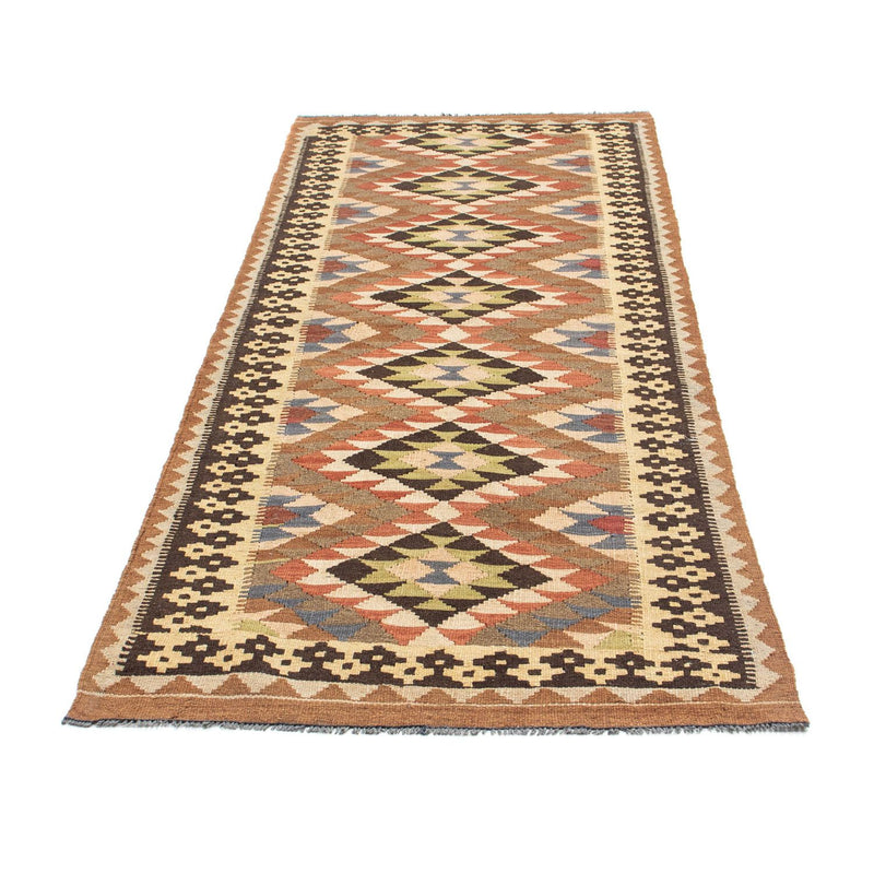 Tapis de couloir Tapis Kelim - Oriental - 207 x 85 cm - marron clair