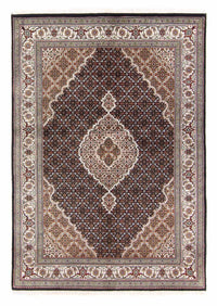 Tapis persan - Tabriz - 202 x 138 cm - bleu foncé