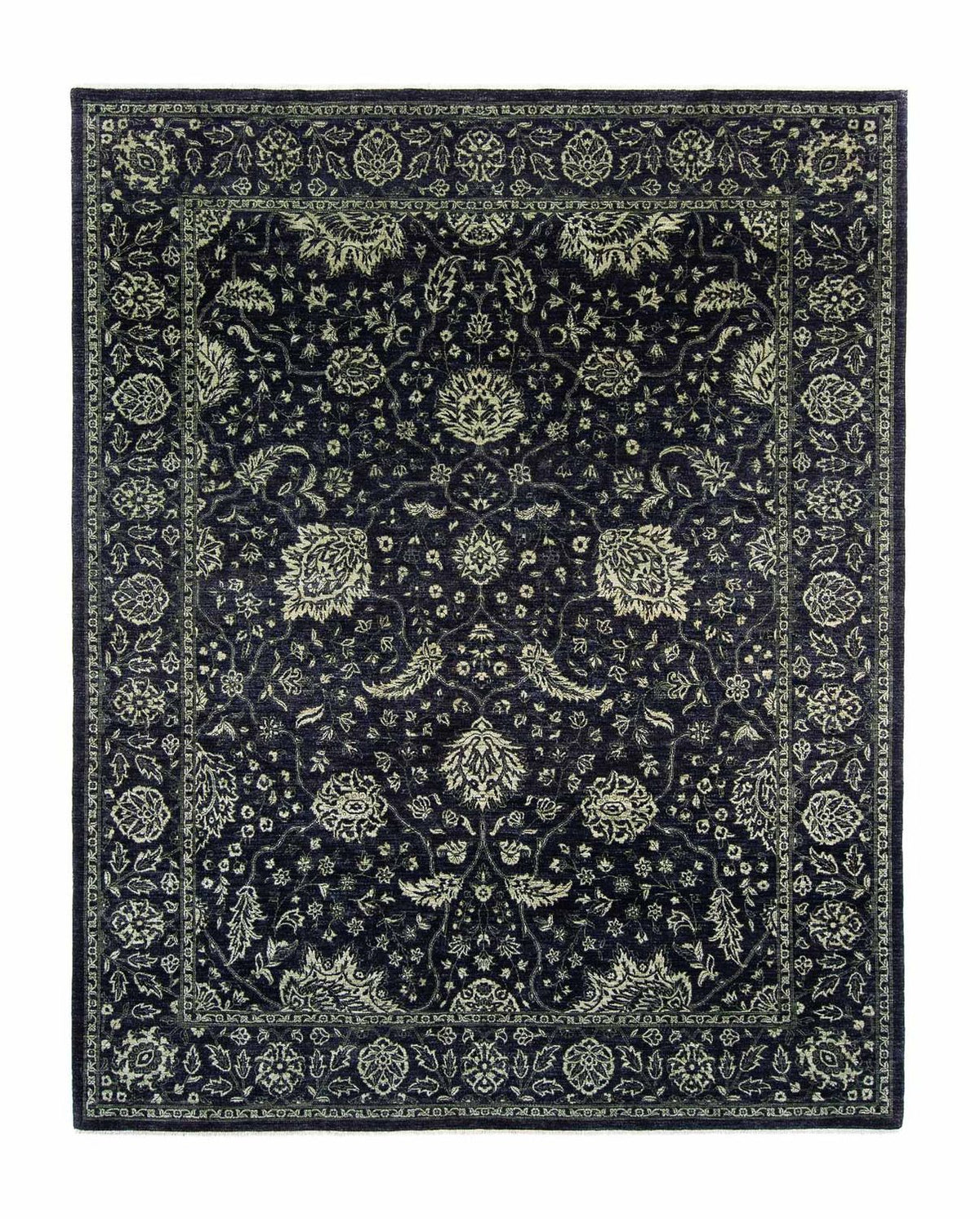Tapis Ziegler - 309 x 246 cm - bleu foncé