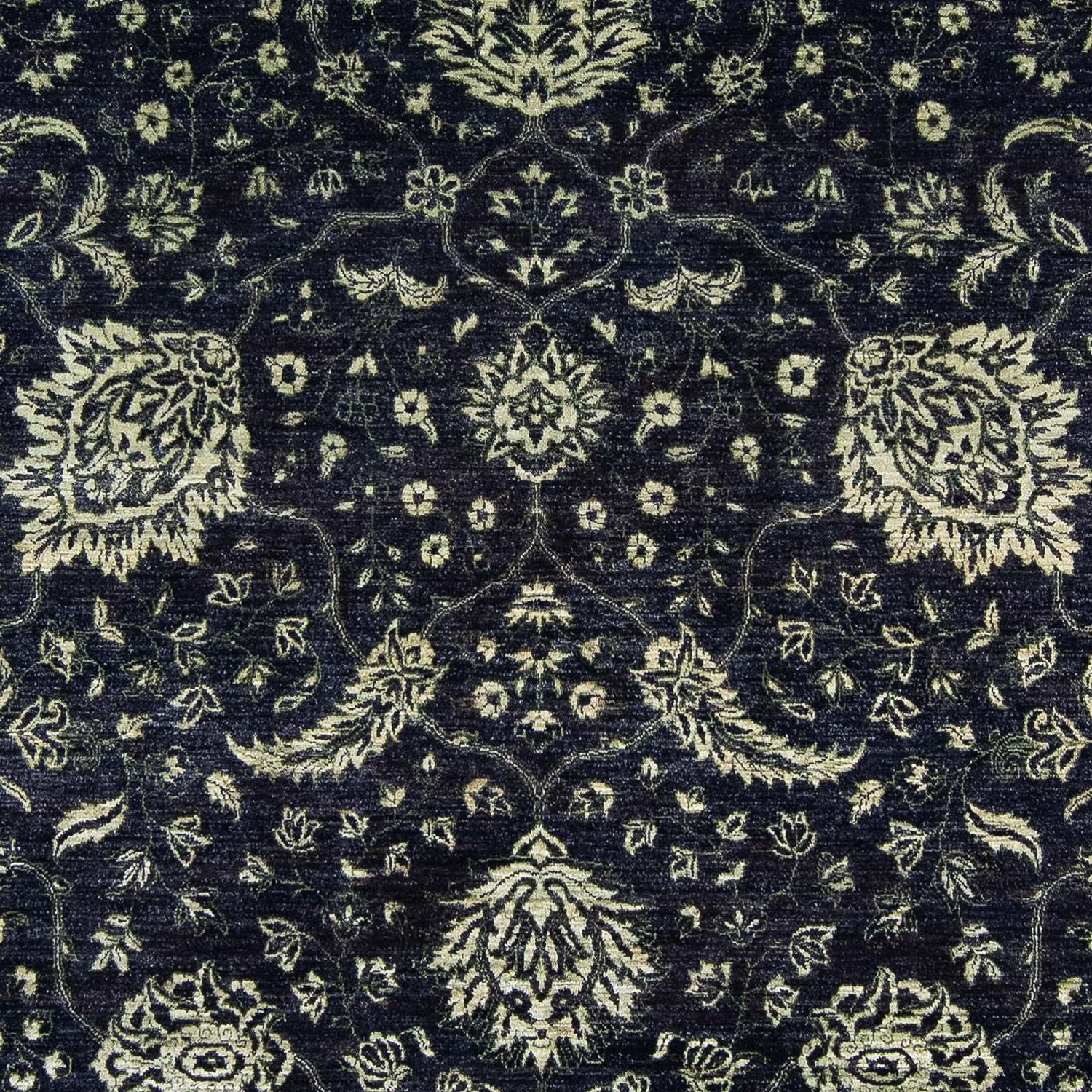 Tapis Ziegler - 309 x 246 cm - bleu foncé