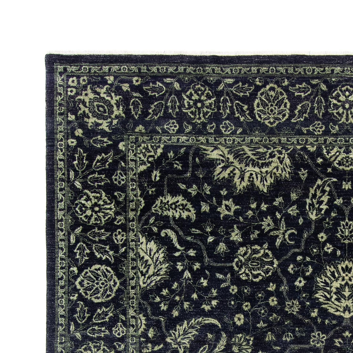 Tapis Ziegler - 309 x 246 cm - bleu foncé