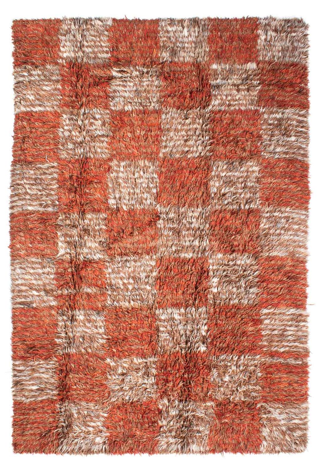 Tapis à poils longs - 289 x 199 cm - multicolore