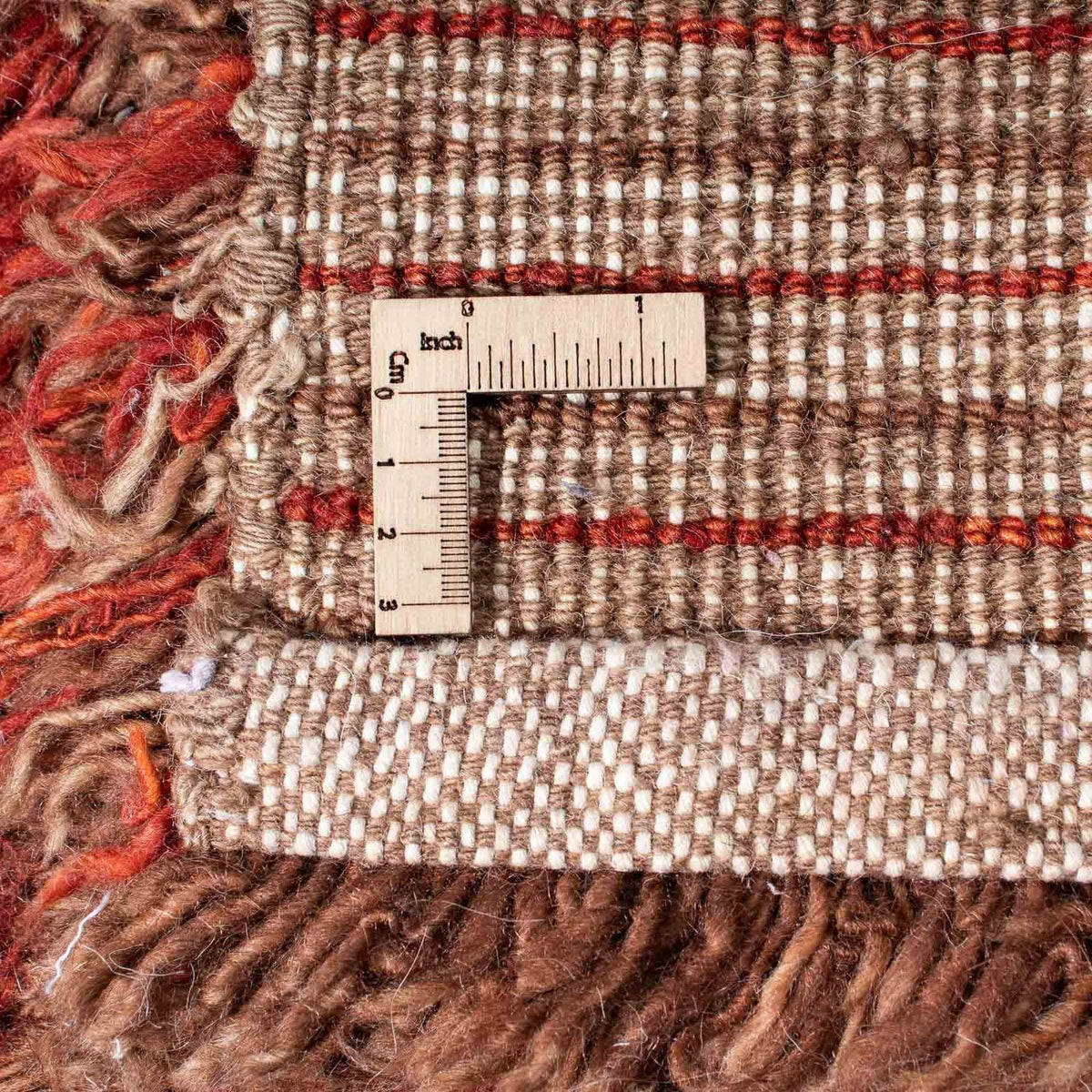 Tapis à poils longs - 289 x 199 cm - multicolore