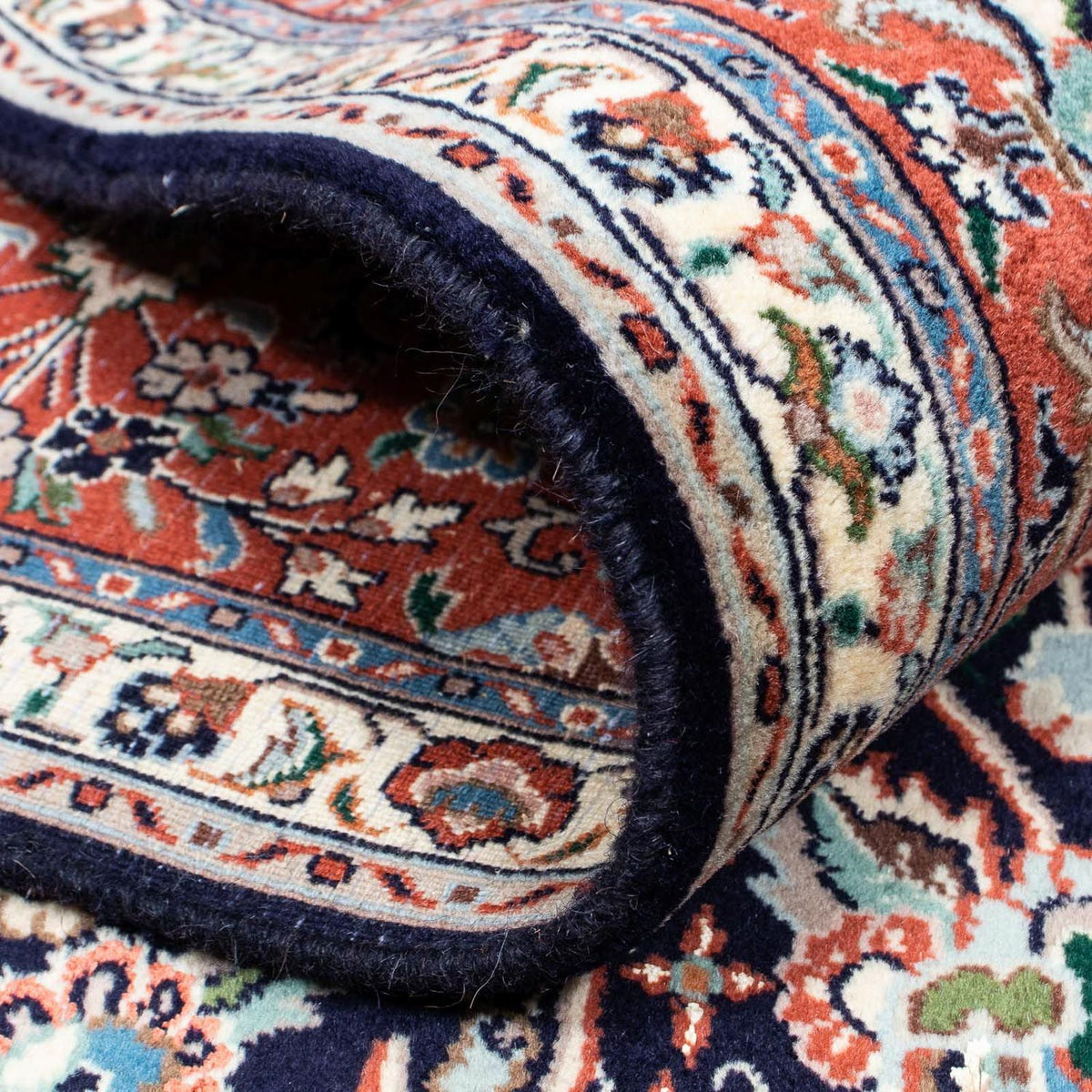 Tapis persan - Classique - 228 x 171 cm - bleu foncé