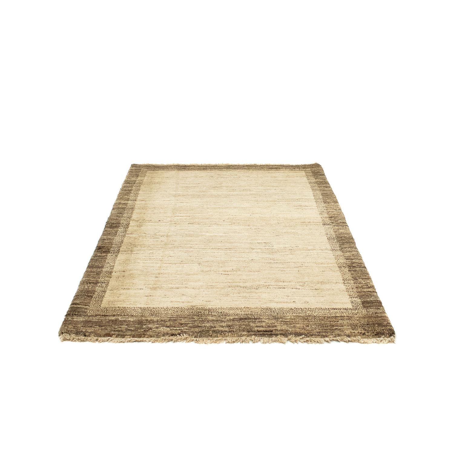 Tapis Gabbeh - Indus - 153 x 123 cm - marron clair