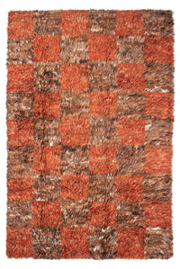 Tapis à poils longs - 297 x 197 cm - multicolore