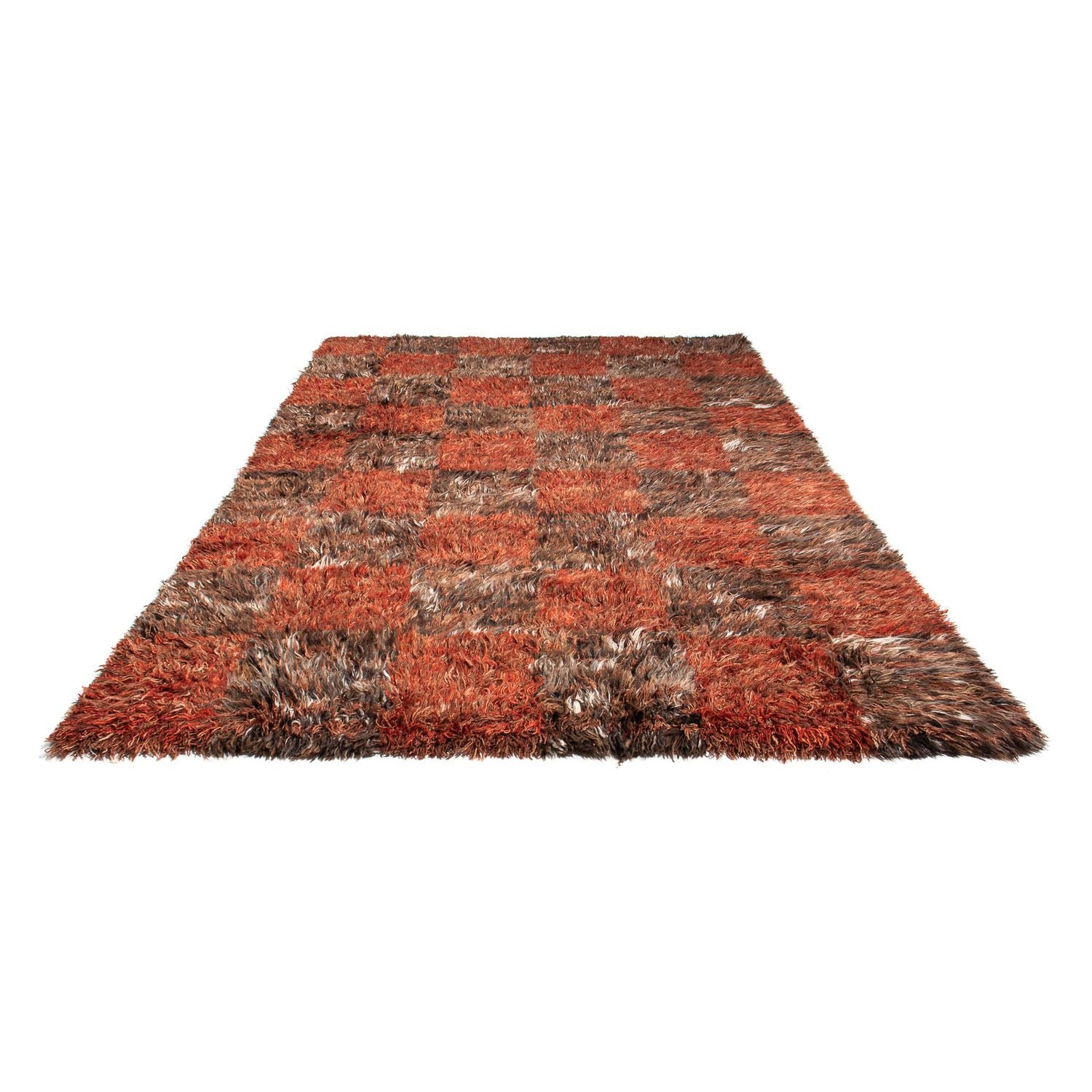Tapis à poils longs - 297 x 197 cm - multicolore