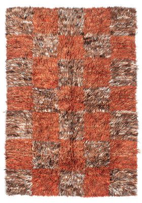 Tapis à poils longs - 255 x 173 cm - multicolore