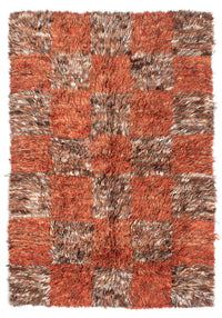 Tapis à poils longs - 255 x 173 cm - multicolore