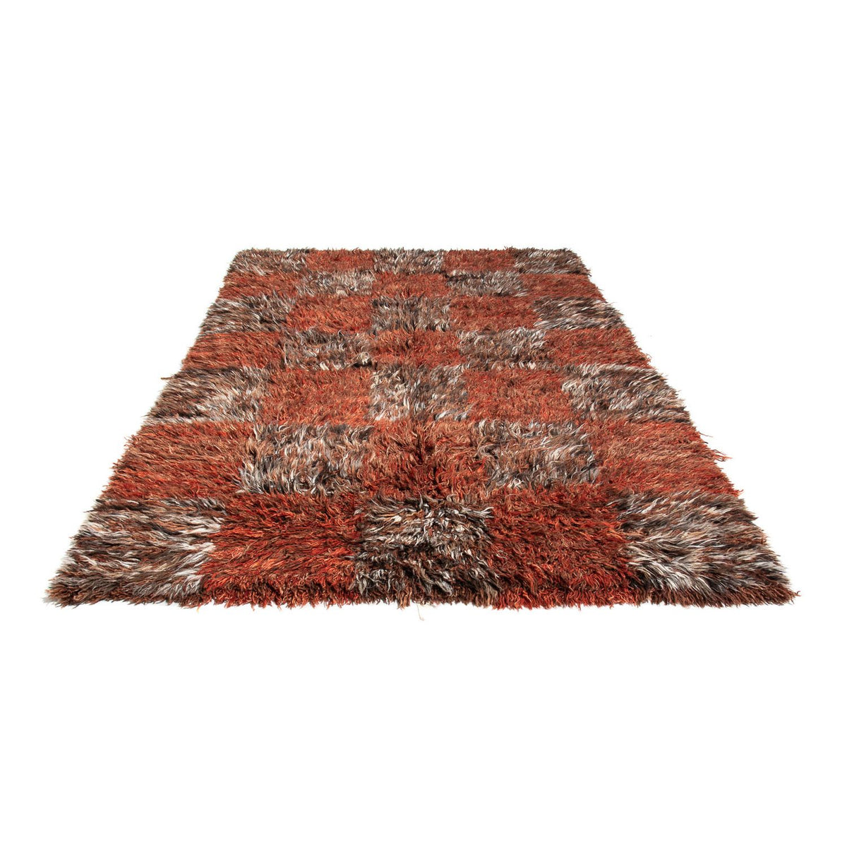 Tapis à poils longs - 255 x 173 cm - multicolore