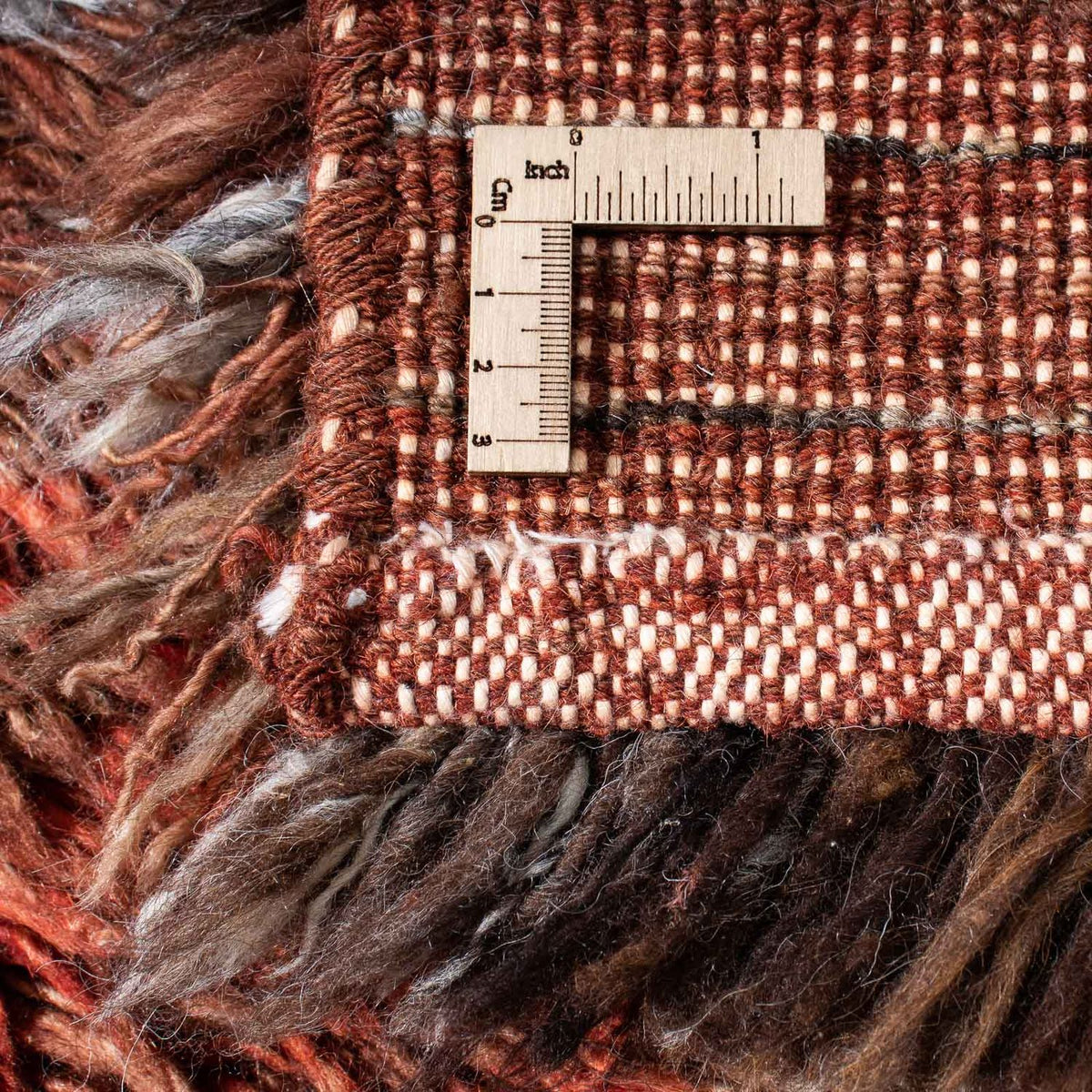 Tapis à poils longs - 255 x 173 cm - multicolore