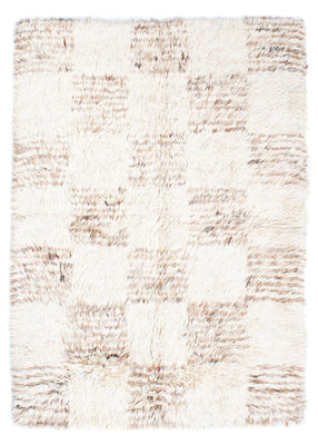 Tapis à poils longs - 243 x 172 cm - beige
