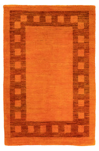 Tapis Gabbeh - Indus - 123 x 79 cm - orange