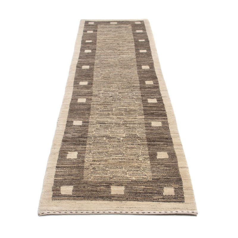 Tapis de couloir Tapis Gabbeh - Persan - 300 x 74 cm - beige