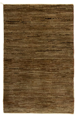 Tapis Gabbeh - Indus - 113 x 78 cm - marron foncé