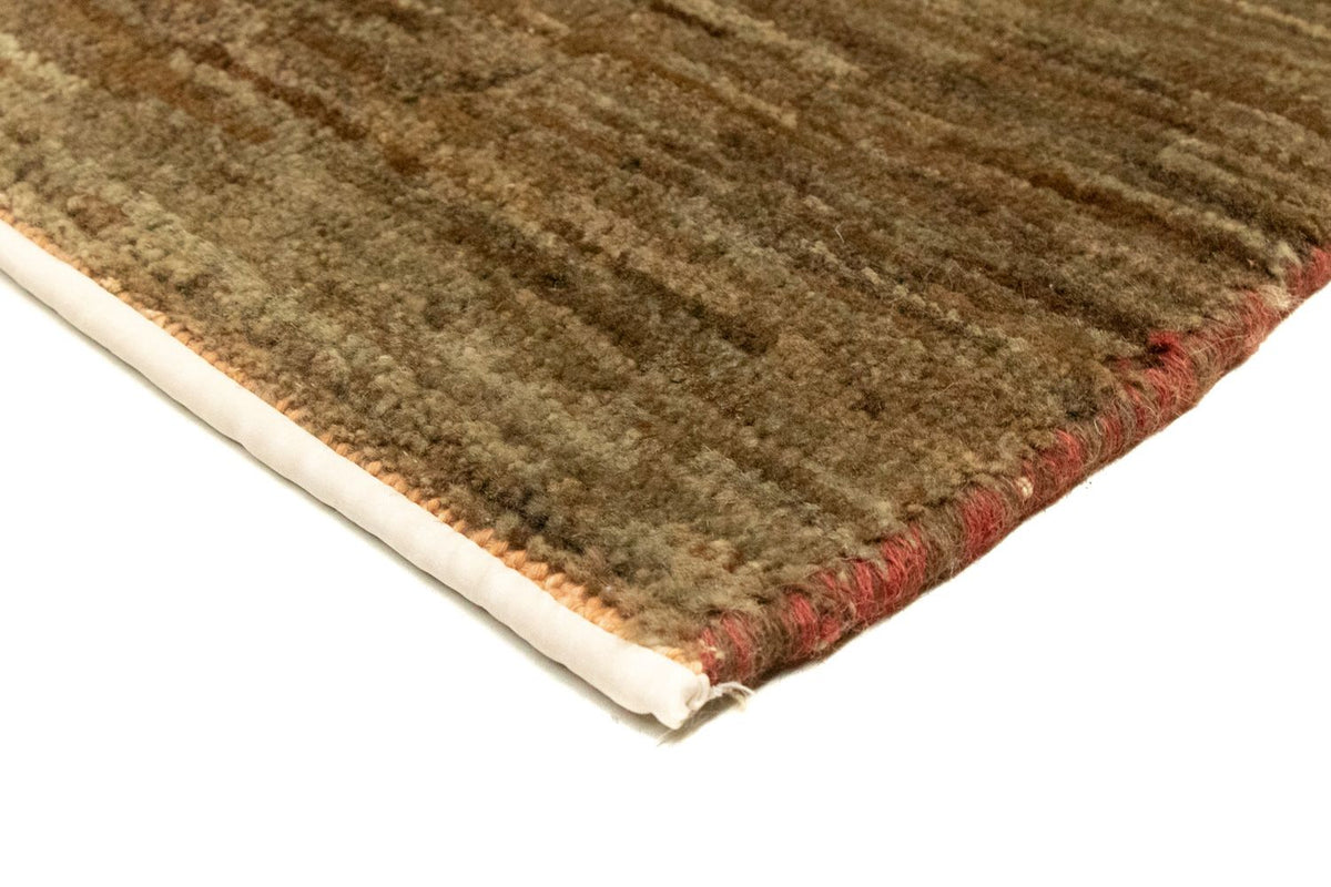 Tapis Gabbeh - Indus - 113 x 78 cm - marron foncé