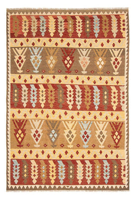 Tapis Kelim - Splash - 294 x 199 cm - multicolore