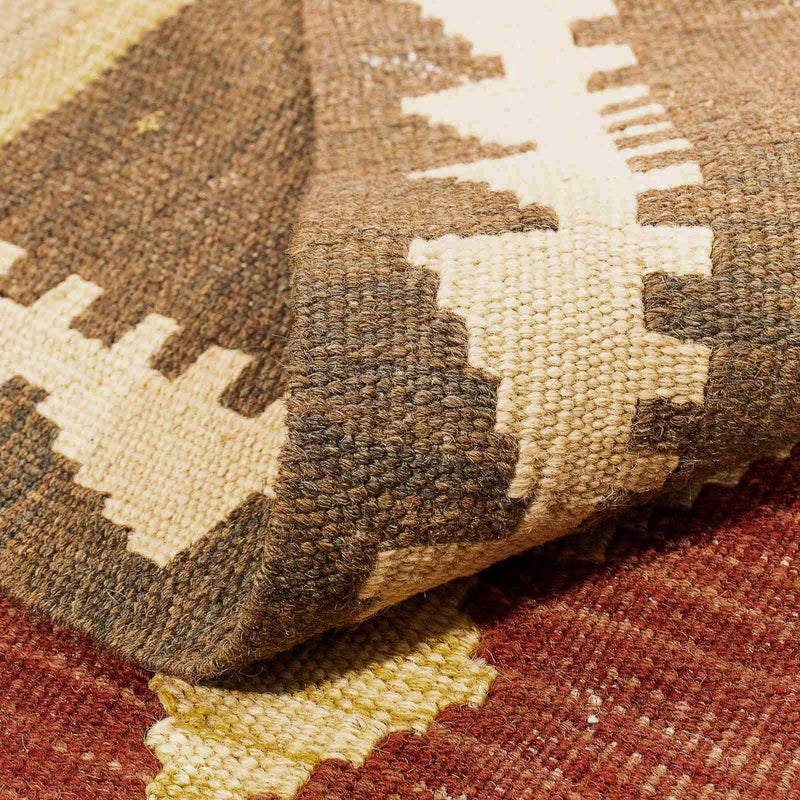 Tapis Kelim - Splash - 294 x 199 cm - multicolore