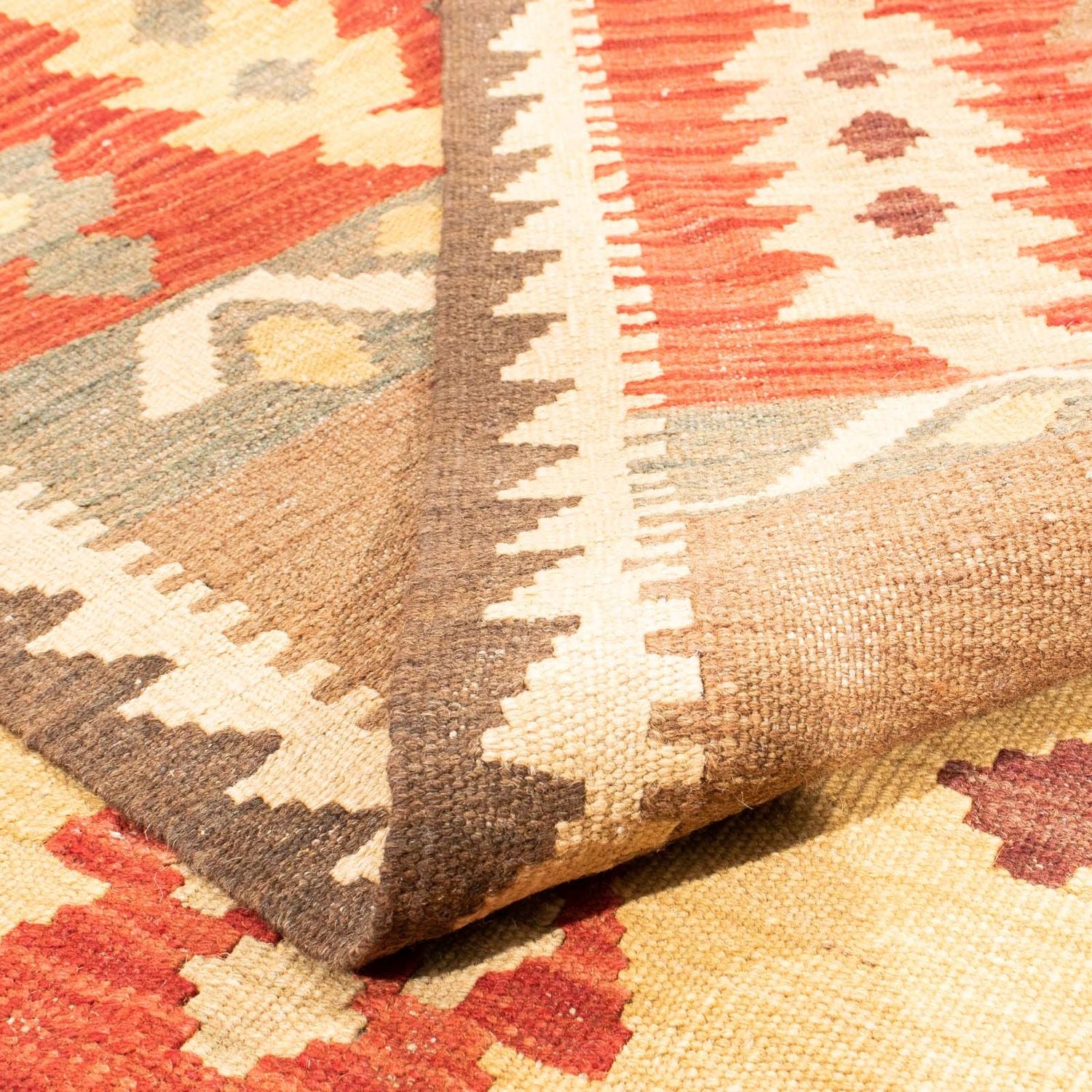 Tapis Kelim - Oriental - 353 x 256 cm - multicolore
