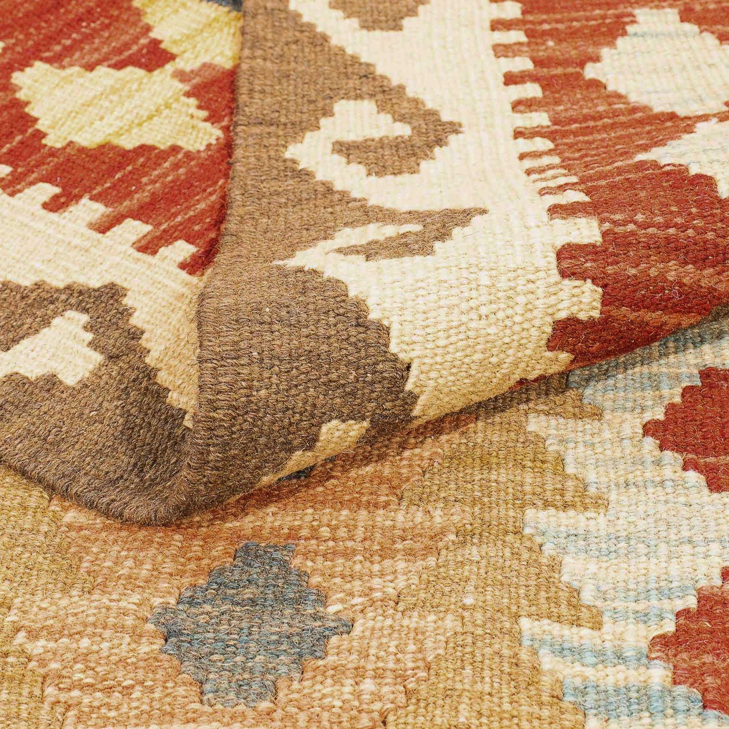 Tapis Kelim - Splash - 299 x 201 cm - multicolore