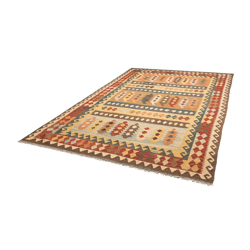 Tapis Kelim - Splash - 299 x 201 cm - multicolore