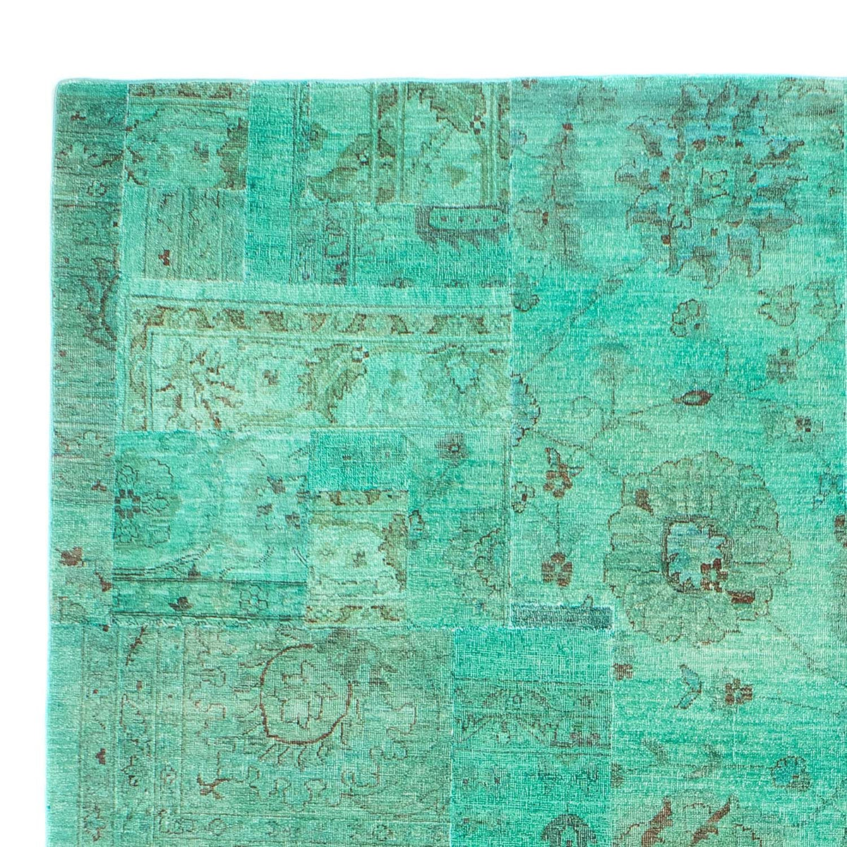 Tapis patchwork 212x290cm - Perserteppich Wollteppich