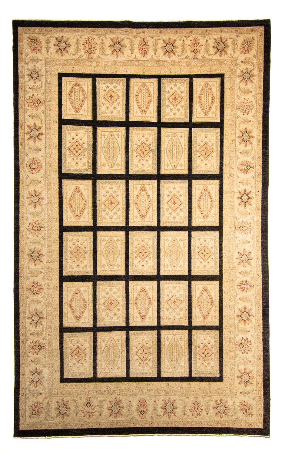 Tapis Ziegler - Bakhtiari - 377 x 239 cm - beige clair