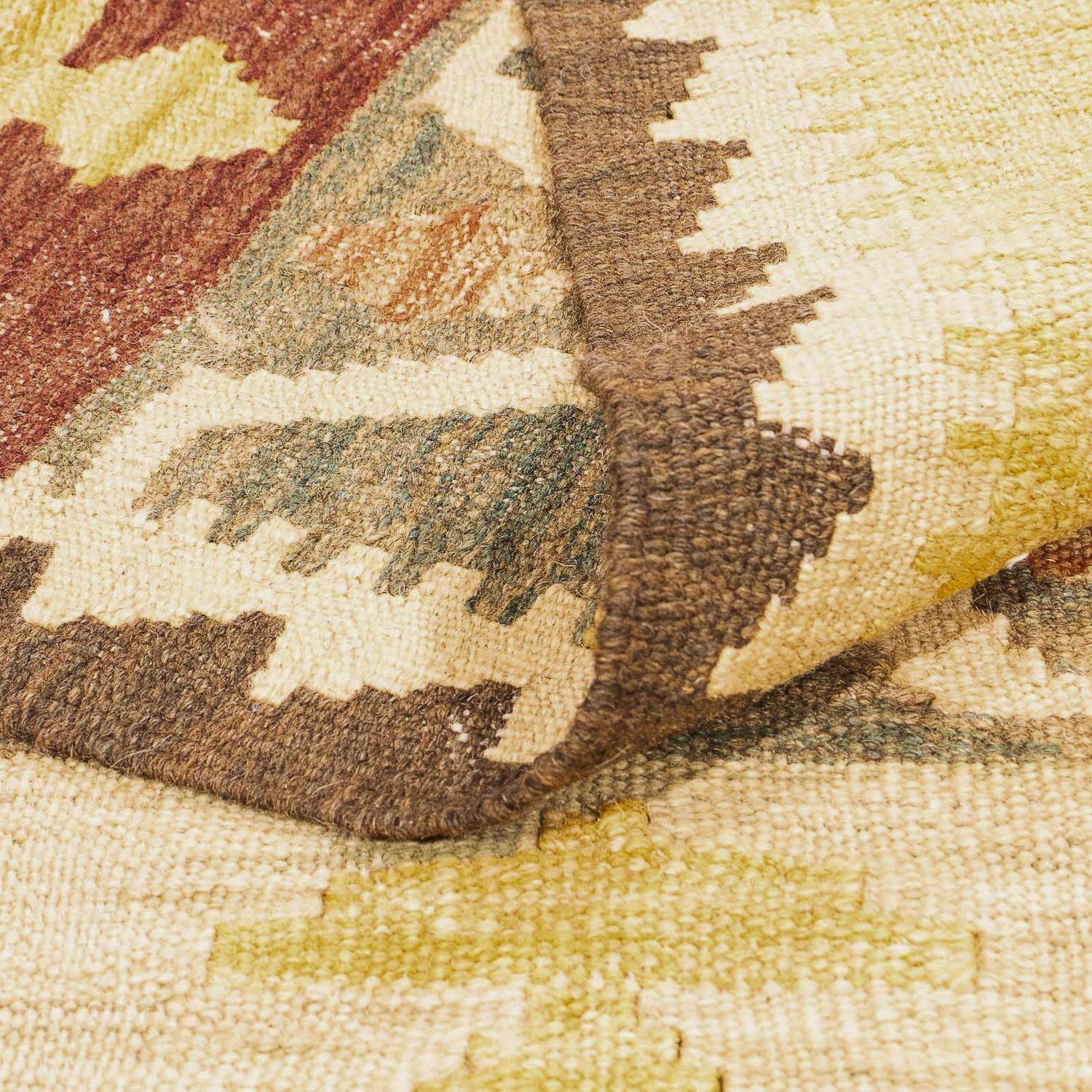 Tapis Kelim - Splash - 294 x 203 cm - multicolore