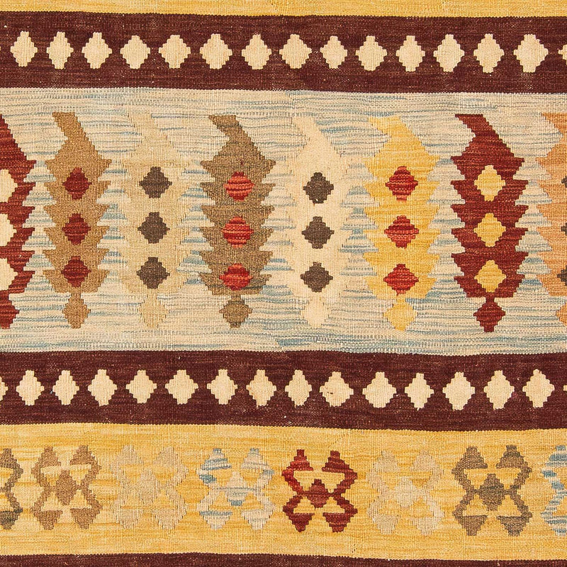 Tapis Kelim - Splash - 296 x 197 cm - multicolore