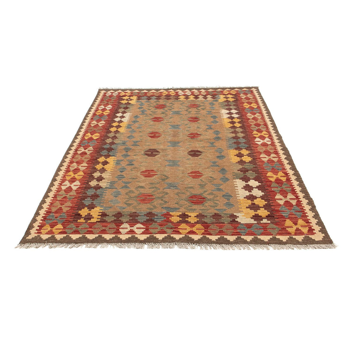Tapis Kelim - Oriental - 199 x 148 cm - multicolore