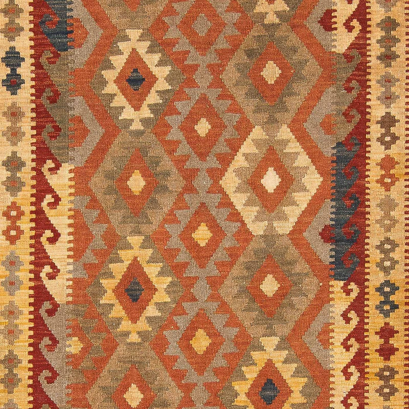 Tapis Kelim - Splash - 289 x 200 cm - multicolore