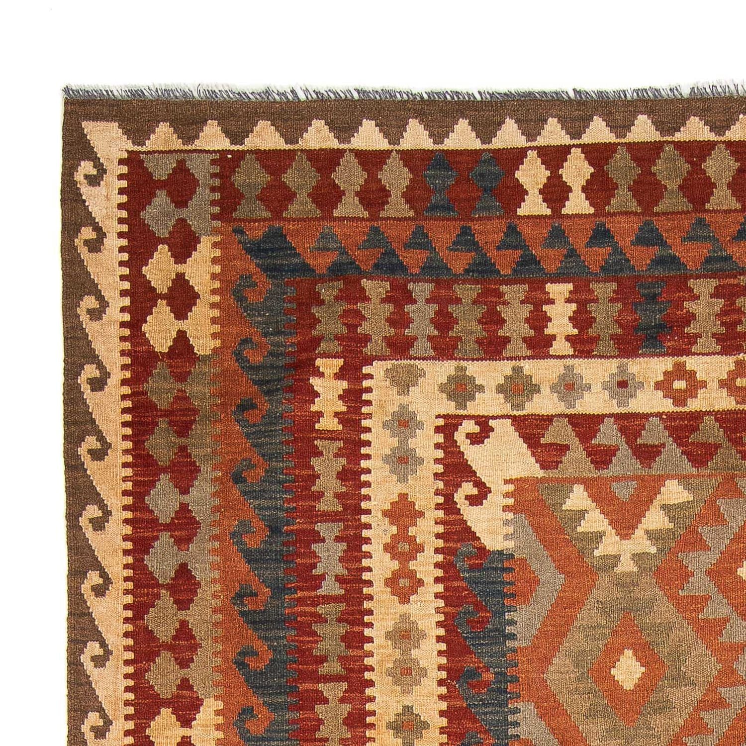 Tapis Kelim - Splash - 289 x 200 cm - multicolore