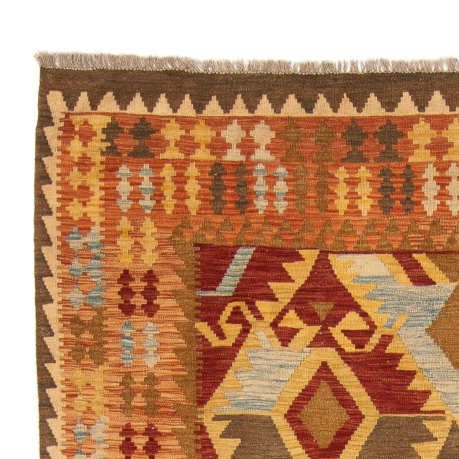 Tapis Kelim - Splash - 305 x 199 cm - multicolore