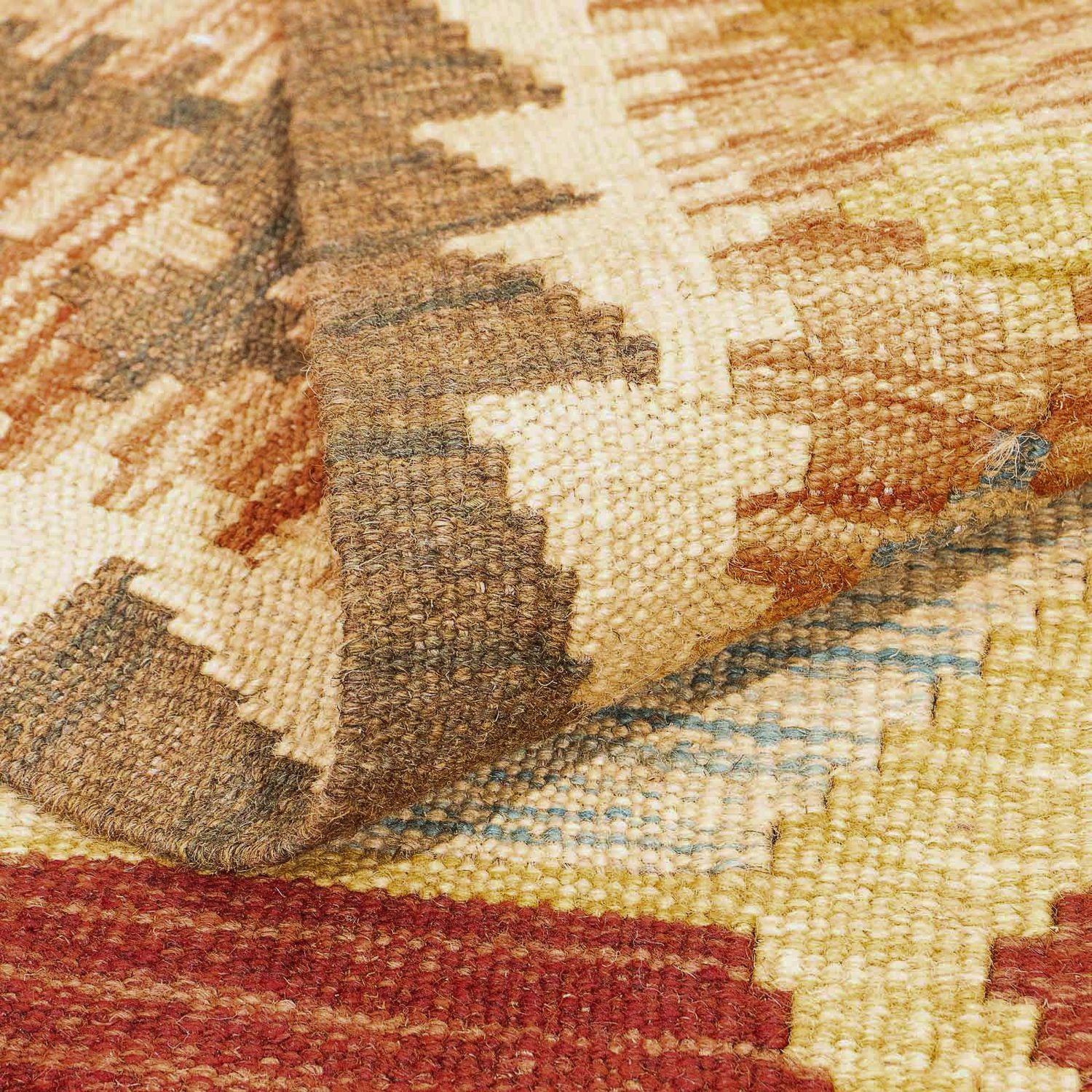 Tapis Kelim - Splash - 305 x 199 cm - multicolore