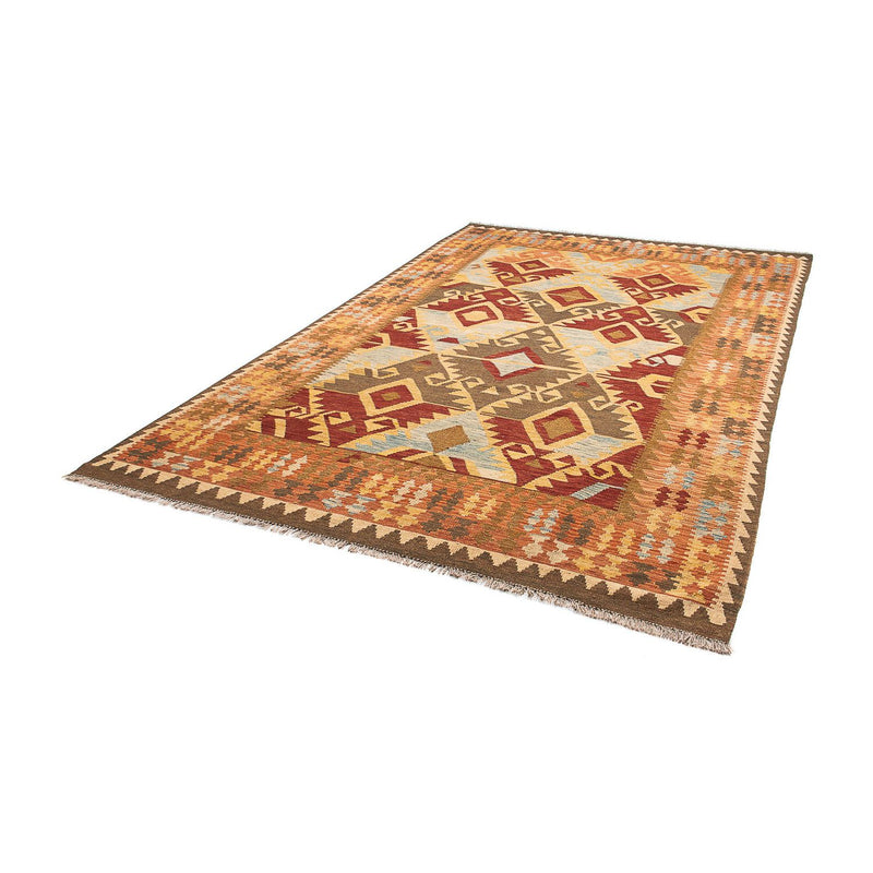 Tapis Kelim - Splash - 305 x 199 cm - multicolore