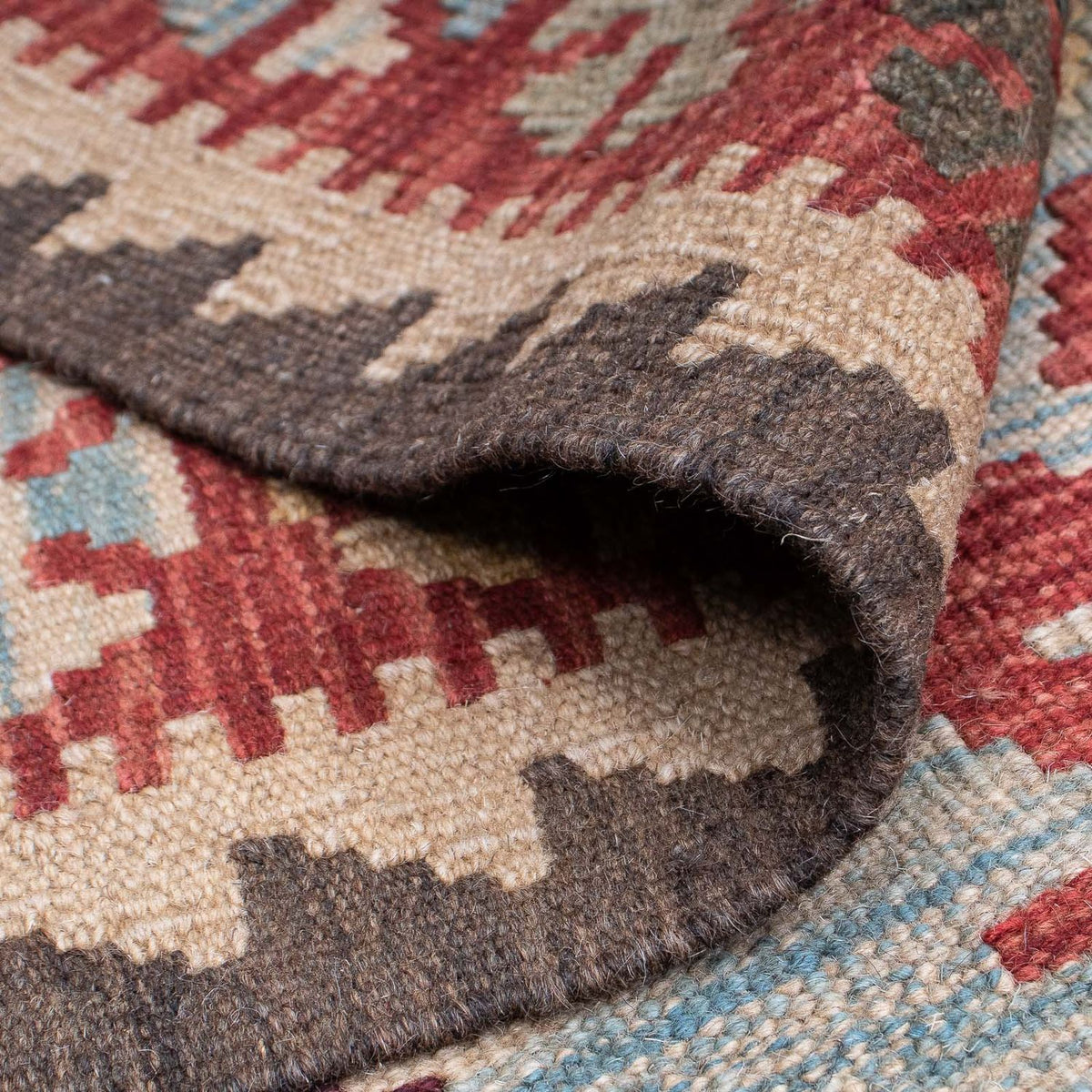 Tapis Kelim - Oriental - 196 x 151 cm - multicolore