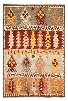 Tapis Kelim - Splash - 295 x 194 cm - multicolore